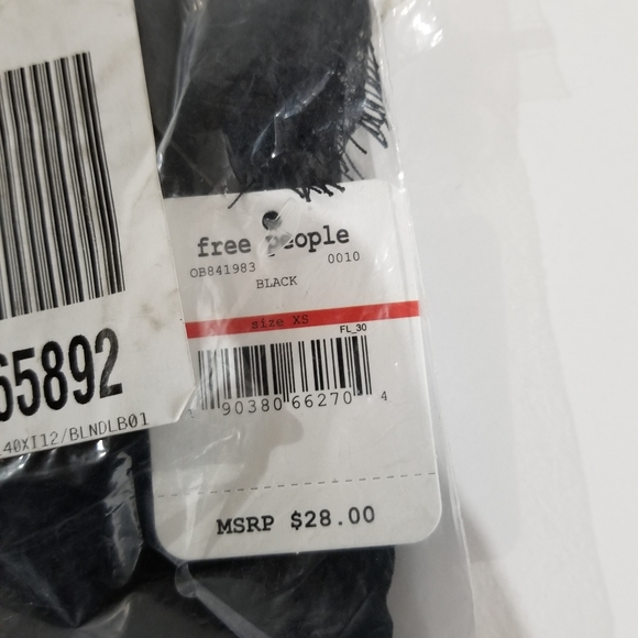 Free People Claudia Tanga Undies - Black XSmall - Picture 5 of 5